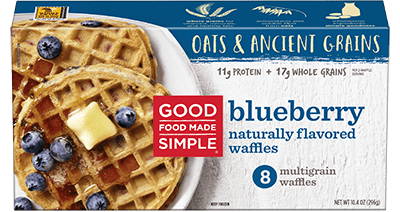 Delicious Frozen Blueberry Waffles Good Food Made Simple