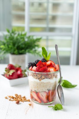 Healthy Strawberry Oatmeal Parfait - Good Food Made Simple
